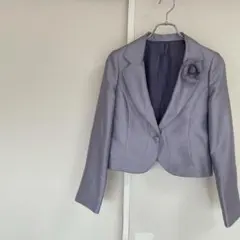 薄紫フラワーモチーフセレモニージャケット　サイズ11