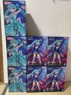 初音ミク フィギュア 7点まとめ売り ガンダムコラボ エメラルドジェム