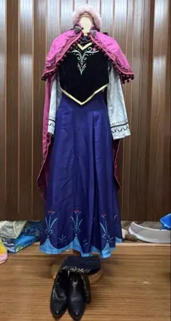 アナ雪 アナ コスプレ衣装 フリーサイズ 雪山アナ - メルカリ
