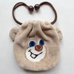 【完売品】ラブラリーバイフェイラー ドアップテディ 耳付き巾着 ポーチ