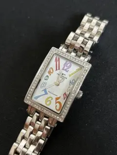 TECHNOS レディース クォーツ カラフルインデックス　稼働品のサムネイル