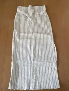 ZARA ストライプ　ロングスカート