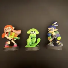 スプラトゥーン3 amiibo オレンジ ガール グリーン イカ - メルカリ