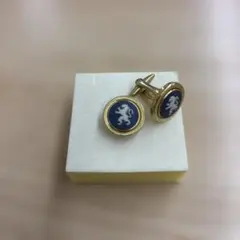 WEDGWOOD カフリンクス ジャスパー ライオン ブルーのサムネイル