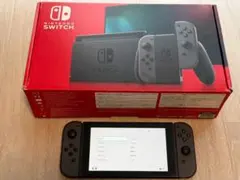 Nintendo Switch グレー 箱・付属品付き ※状態説明必読