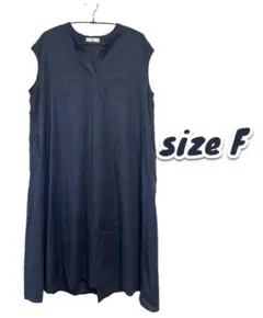 ブランド不明 ノースリーブワンピース ロングワンピース F レディース