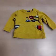 【中古】klädkåp トレーナー 80サイズ イエロー