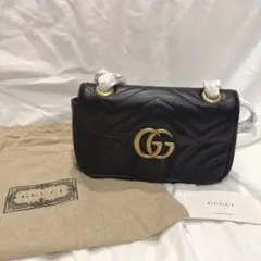 【未使用】GUCCI GGマーモント ショルダーバッグ