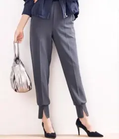 UNFILO ダークグレー ジョガーパンツ