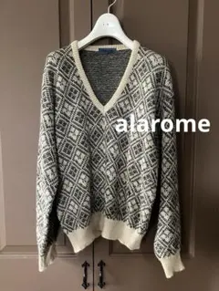 alarome★Vネック ニットセーター
