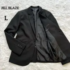 美品✨ ジルブレイズ テーラードジャケット シングル 無地 黒 L