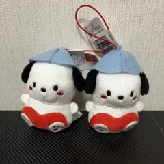 산리오 はぴだんぶい サウナ マスコット ポチャッコ 2点セット
