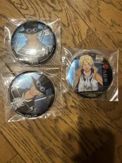 ユニバ USJ サボ ワンピース 缶バッジ 3点セット