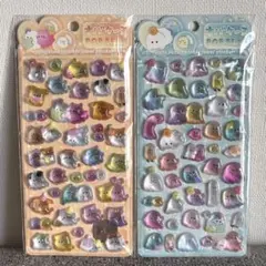 オバケーヌ　シールセット　うるちゅる　ボンボンドロップ　ポップ　ステッカー　立体