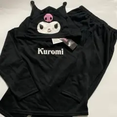 新品　サンリオ　クロミ　フード付き　なりきりパジャマ　通年素材　ブラック　120