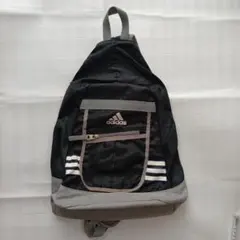 オールドアディダス ワンショルダー ボディバッグ　ブラック　y2k 90s
