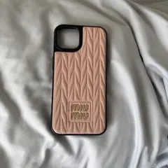 miumiu スマホケース ピンク iPhone13.14のサムネイル