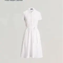 ✨近年✨ポロラルフローレン ポロシャツワンピース 半袖 ウエストリボンspサイズ