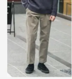 コーデュロイ ワイドパンツ