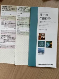 即日発送お急対応可能東急不動産ホールディングス株主優待券5枚セットハーベスト