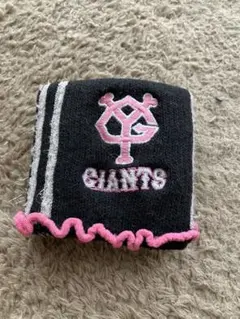 GIANTS adidas リストバンド 黒 ピンク