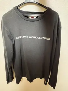 BEN DAVIS ロンT バックプリント ビッグロゴ 長袖Tシャツ