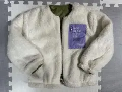 女の子 リバーシブルアウター130㎝ フリース＆キルティング