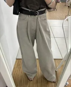 GALLARDAGALANTE タックワイドデニムのサムネイル