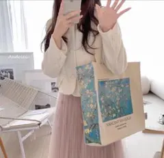 ラスト1⭐︎フィンセント・ファン・ゴッホ　花咲くアーモンドの木の枝　トートバック