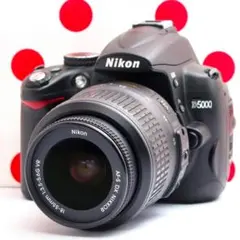 ニコン Nikon D5000⭐️スマホに転送♪⭐️自撮りラクラク⭐️即日発送