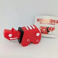 ゼンマイ赤ベコ　赤　マスコットフィギュア
