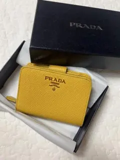 2026年最新】PRADA カラー：イエロー系 レディース 二つ折り財布の人気