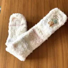 ジェラートピケ　靴下　ウルトラニーハイ　もこもこ　フワフワ　ルーズソックス