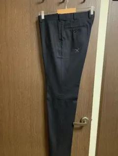 ウエスト82新品未使用！新作！厚手秋冬カシミヤブレンドダークネイビースラックス！