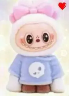 ラブブLABUBU 雪だるまみたいなキャラクター ぬいぐるみマスコット新品超可愛