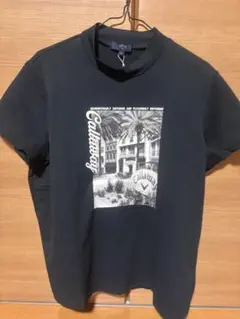 新品未使用Callaway モックネック半袖Tシャツ LL ブラックのサムネイル