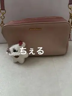 miu miu ショルダーバッグ ピンクのサムネイル