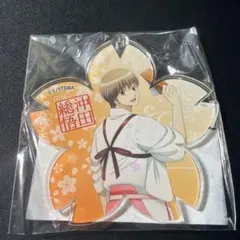 桜風アクリルキーホルダー　春色茶房ver沖田総悟　銀魂　コラボカフェ　未開封品