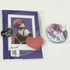ミストニアの翅望 缶バッジ アスコット　WonderGOO特典 アクリルスタンド