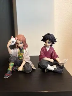 一番くじ 鬼滅の刃 ふめつのきずな 弐　A賞 冨岡義勇 錆兎 フィギュア