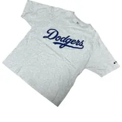 MLB ロサンゼルス ドジャース 刺繍 Tシャツ XL オートミール 大谷翔平