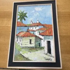 Antonio Velasquez 絵画 1971年 ホンジュラス Antonio Velasquez 絵画 1971年 ホンジュラス - メルカリ