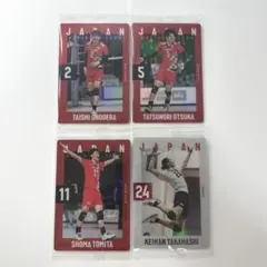 ツインウエハース2025 小野寺・大塚・富田・慶帆 ノーマル4枚セット男子バレー