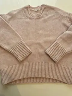 ギャルリーヴィーファインウール　クルーネックプルオーバーS