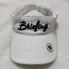 BRIEFING レディース ゴルフ サンバイザー ホワイト
