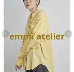 【emmi atelier】リネンBIGシルエットシャツのサムネイル