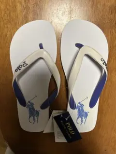 【新品未使用】POLO RALPH LAUREN ビーチサンダル ホワイト