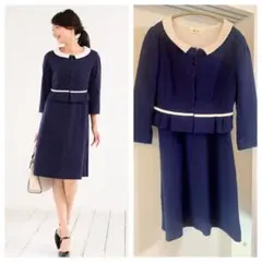 Milk tea セレモニースーツ 授乳ワンピース&ジャケット　M