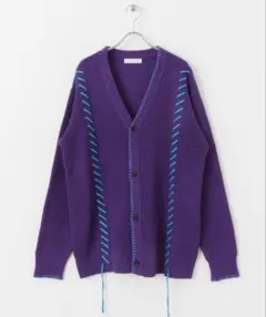 センスオブプレイス　紫　カーディガン　推し活コーデ