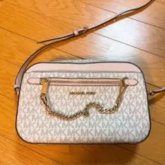 MICHAELKORS マイケルコース ショルダーバッグ MK柄 ピンク 肩掛け